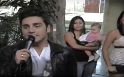 David Bustamante en el centro comercial Via Veneto Valencia Venezuela